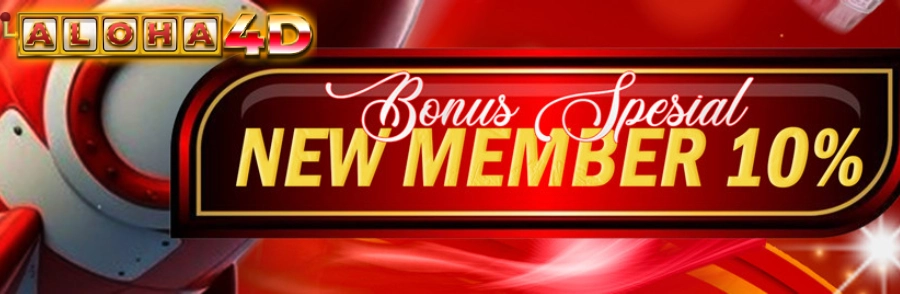 BONUS NEW MEMBER 10% - ALOHA4D